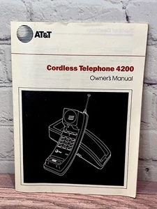 AT&T Cordless Telephone 4200 Instruction Owner's Manual - Picture 1 of 4