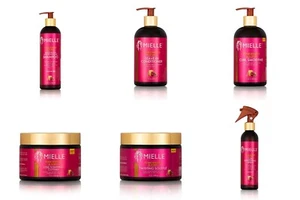 MIELLE POMEGRANATE & HONEY RANGE SHAMPOO, SOUFFLE, CUSTARD, SPRAY. LEAVE IN - Picture 1 of 8