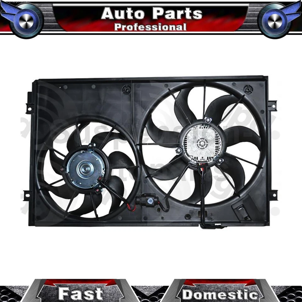 Ventilador de refrigeração do motor Global Parts compatível com 2013 2014 Volkswagen Beetle_SU - Imagem 1 de 1