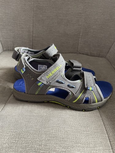 PUMA Sandali Merrell Ragazzi Pantera Grigi Outdoor Traspiranti UK 1