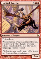 1x Hunted Dragon PL/MP, English MTG Ravnica: City of Guilds