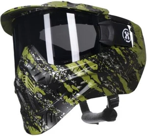 HK Army HSTL Goggle Paintball Airsoft Mask One Size, Fracture Black/Olive - Picture 1 of 8