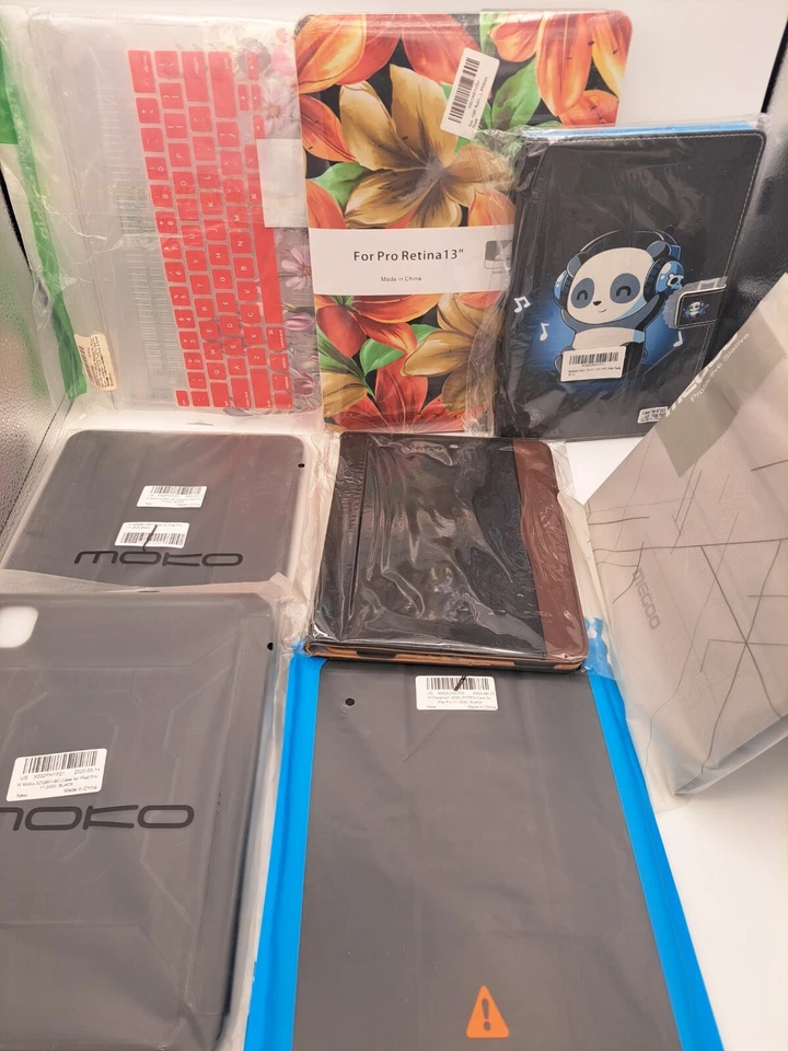 LOTE de 8 fundas/estuches nuevos para portátil, tableta. SUEÑO DE REVENDEDORES.  Foto 1 de 4