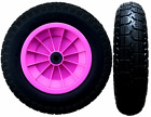 14" Pink 3.50/4.00-8 Puncture Proof Sack Trolley Wheelbarrow Wheel 16Mm Bore