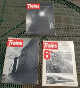 Trains Magazine - June, November & December 1967 Issues - Picture 1 of 7