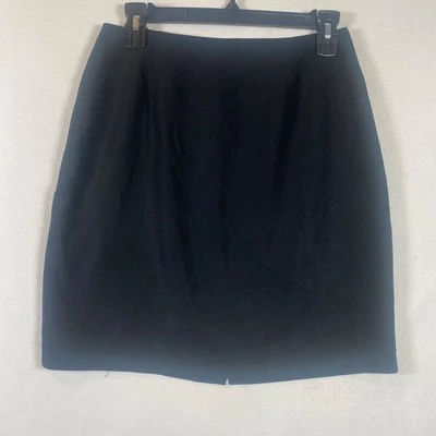Hugo Buscati Milano Black Pencil Skirt – Vintage Made in USA – Size 8 - Image 1 of 4