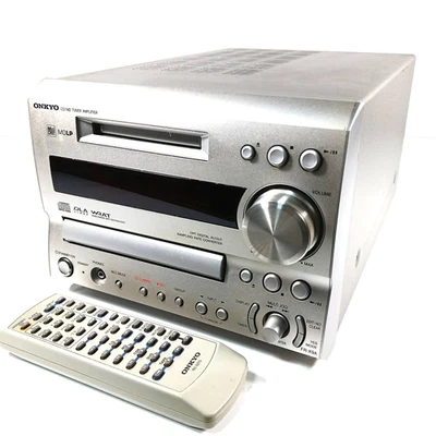 ONKYO CD MD Tuner Amplifier FR-X9A with Remote Tested Working From Japan AG279T - Image 1 of 4