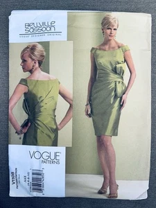 Vogue V1108 Bellville Sassoon Special Occasion Dress Size 4-10 Petite UNCUT FF - Picture 1 of 2