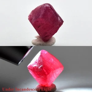 💎 4.37ct 10x9mm Rough Natural Purplish Pink Spinel Gemstone, Myanmar - Photo 1/7