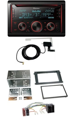 Pioneer 2DIN MP3 DAB USB CD Bluetooth Autoradio für Porsche Cayenne 2002-2007 - Bild 1 von 4