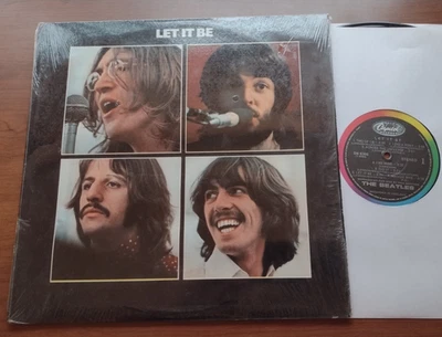 CANADA!!! NM- THE BEATLES Let it be CAPITOL 1983 SW 6386 RAINBOW Re LP SHRINK - Bild 1 von 3