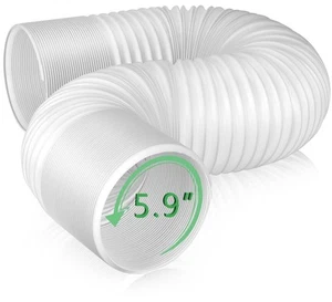Air Conditioner Exhaust Vent Hose - 5.9" Diameter, 80" Length, Universal Coun... - Picture 1 of 7