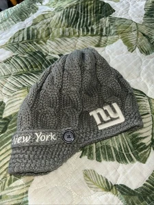 NEW YORK GIANTS Womens Knit Beanie Cap 47 Brand Football - Picture 1 of 5