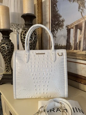 NWT  Brahmin  Caroline Sea Salt White Full Size Caroline New Wow Bag - Image 1 of 4