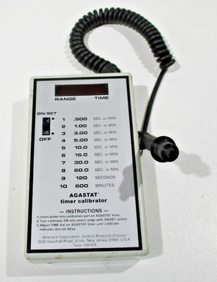 Calibrador temporizador AGASTAT TYCO TC-1 / TC1 Foto 1 de 4