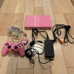 Sony PlayStation 2 PS2 Slim SCPH-77000PK Limited Edition Pink w/memory card - Picture 1 of 4