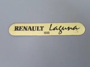C747 Vintage Plate for Renault Laguna 1990 Prototype Collector Spare Part - Picture 1 of 2