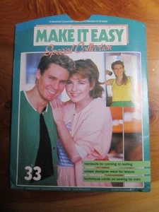 SEWING PATTERN MAKE IT EASY SPECIAL COLLECTION  NO. 33    ** MUST SEE * - Picture 1 of 2