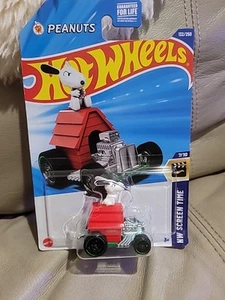 Coche Hot Wheels - Edición especial Peanuts Snoopy HW tiempo de pantalla - Imagen 1 de 5
