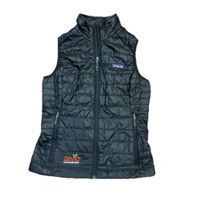 PATAGONIA Nano Puff Gilet Isolato Donna Taglia:XS Nero Azienda Ricamato - Foto 1 di 10