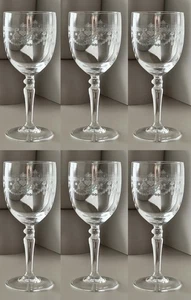 6x Süßweinglas Portweinglas Cristal d'Arques LEONARDO DAMPIERRE, H14,5 cm, Ø6 cm - Picture 1 of 12