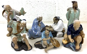 Vintage Chinese Shiwan Mudman Mudmen Job Lot (B) - Picture 1 of 15
