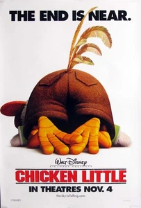CHICKEN LITTLE great original 27x40 D/S movie poster 2005 - Picture 1 of 1