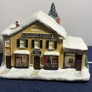 Hawthorne Village Norman Rockwell Williams & Sons Lighted Country Store - Picture 1 of 15