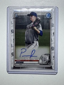 2020 Bowman Chrome - Prospect Autographs Paul Richan #CPA-PR (AU, RC) - Picture 1 of 2