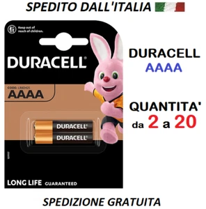 Pile DURACELL AAAA Alcalina 1,5 V  LR8D245 - Foto 1 di 6