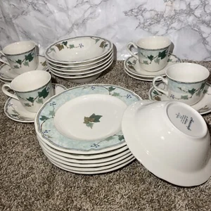 LOT 22 Pieces Noritake Keltcraft IVY LANE 9180 Vintage Set Of Bowls Plates Cups - Picture 1 of 13