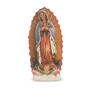 Unsere Liebe Frau von Guadalupe 4" Heilige Statue NEU verpackt katholisch - Bild 1 von 1