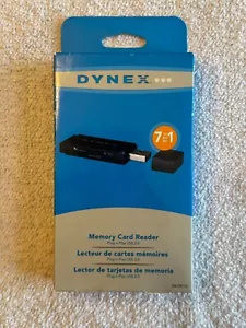 DYNEX USB 2.0 7-IN-1 MEMORY CARD READER - DX-CR112 - Picture 1 of 2