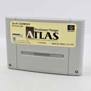 Super Famicom THE ATLAS Renaissance Voyager Cartridge Only Nintendo sfc - Picture 1 of 2
