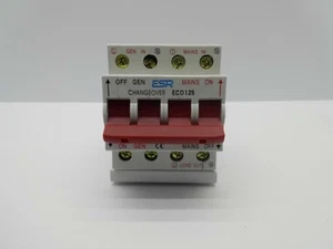 CONMUTADOR DE CAMBIO MONOFÁSICO ESR ECO125 125 AMPERIOS TRANSFERENCIA DE RED A GENERADOR - Imagen 1 de 4