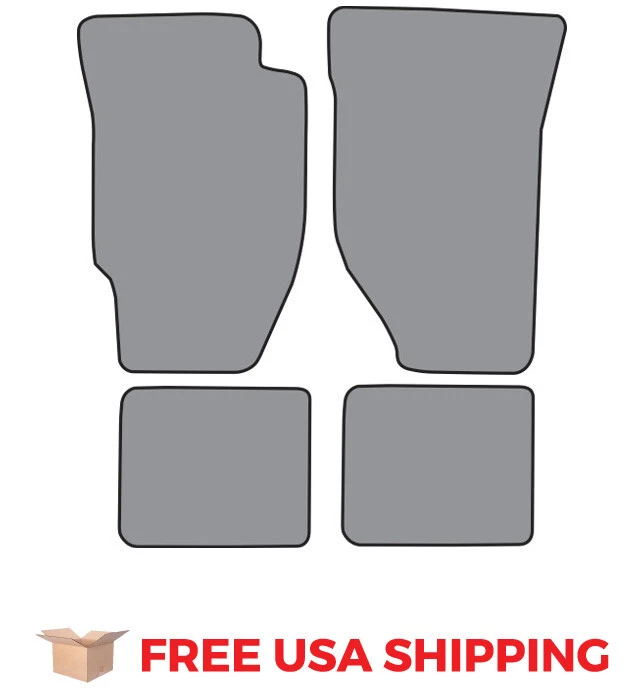 FITS 1986-1989 Honda Accord Auto Floor Mat 4pc Cutpile Foto 1 de 1