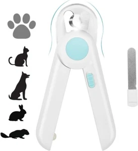 Pet Nail Scissors Dog Nail Cutter Cat Nail Clippers and Trimmers with Led Lights - Picture 1 of 7