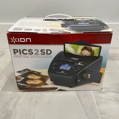 ION Audio Pics 2 SD Photo, Slide & Film Scanner 35mm Slides, 3x5, 4x6, & 5x7 - Image 1 of 4