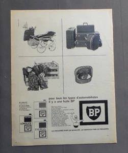 PUB PUBLICITE ANCIENNE ADVERT CLIPPING 210917 HUILE BP LE PROGRÈS PAR LA QUALITÉ - Imagen 1 de 1