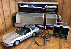 Vintage 1988 New Bright Corvette Battery Op Wired Remote W/Box-Tested Works