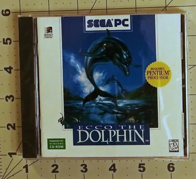 Ecco The Dolphin by Sega, PC, Windows 95, 1995, New and Sealed - Image 1 of 3