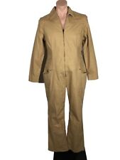 NWT 90s Vtg FUBU The Collection Brown Coveralls Jumpsuit DMX Hip Hop Drake 16W