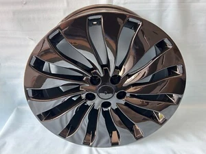 1pc 19" INCH RIMS FIT TESLA MODEL 3 MODEL Y SATIN BLACK 2022 WHEELS - Picture 1 of 3