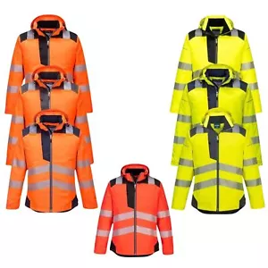 Portwest Herren Hi Vis Winterjacke PW3 wasserdicht Outdoor Stepp gefüttert Mantel T400 - Bild 1 von 22