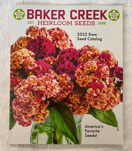Baker Creek Heirloom Seeds 2025 Rare Seed Catalog America's Favorite Seeds! NEW - Picture 1 of 2