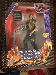 Rare Terminator Salvation Movie 10" Marcus & Hydrobot Playmates New 2009 - Picture 1 of 3