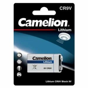 Camelion 10 Jahres Batterie für Rauchmelder Lithium ER9V 9V Lithium Silber - Bild 1 von 1