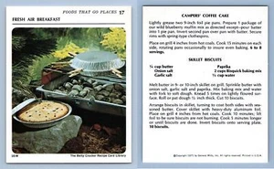 Fresh Air Breakfast #17 Go Places - Betty Crocker 1971 Recipe Card - Picture 1 of 1