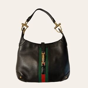 Authentic Gucci Leather Piston Hobo Shoulder Bag