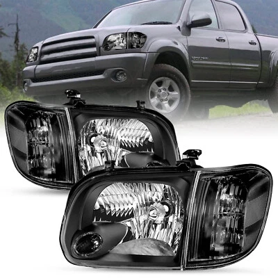 Conjunto de faros halógenos izquierda+derecha para Toyota Tundra 05-07 Sequoia 2005-2006 Foto 1 de 4